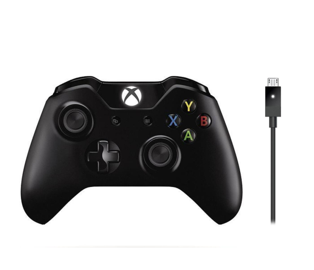 Microsoft Pad XBOX One kontroler + kabel PC - 218822 - zdjęcie